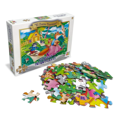 PUZZLE 100 PIEZAS EL ZORRO TRAVIESO - COLECCIÓN CLÁSICOS INFANTILES II