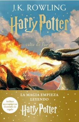 HARRY POTTER Y EL CALIZ DE FUEGO EDICION CON LA PORTADA ILUSTRADA POR JONNY DUDDLE