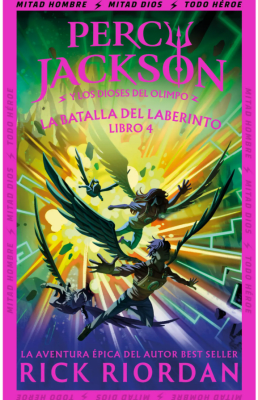 PERCY JACKSON BATALLA DEL LABERINTO LOS DIOSES DEL OLIMPO 4 NUEVA PORTADA