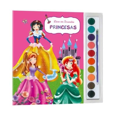 PRINCESAS LIBRO CON ACUARELAS