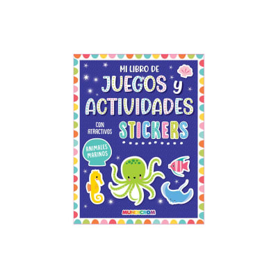MI LIBRO DE JUEGOS Y ACTIVIDADES - ANIMALES MARINOS