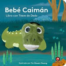 LIBRO CON TITERE DE DEDO- BEBE CAIMAN