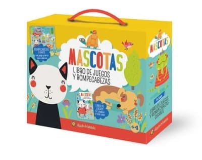 MASCOTAS: LIBRO DE JUEGOS Y ROMPECABEZAS
