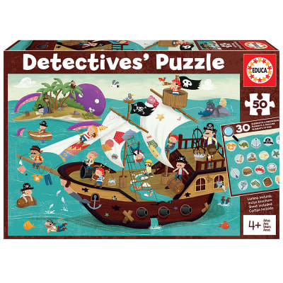 PUZZLE DETECTIVE BARCO PIRATA