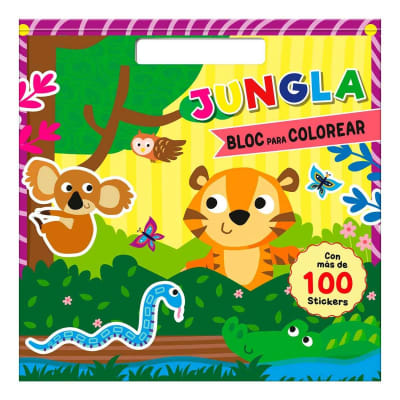 JUNGLA BLOC PARA COLOREAR