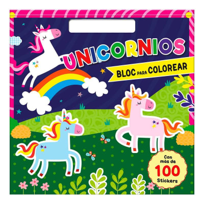 UNICORNIOS BLOC PARA COLOREAR