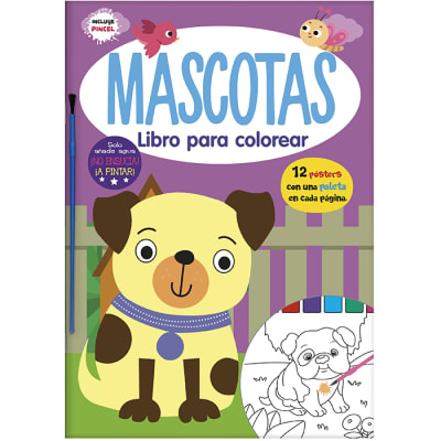 LIBRO PARA COLOREAR: MASCOTAS