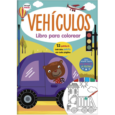 LIBRO PARA COLOREAR: VEHÍCULOS