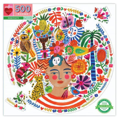 PUZZLE REDONDO 500 PIEZAS POSITIVIDAD