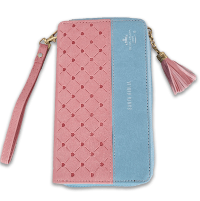 BIB RVR1960 SERIE HORIZONTE. COLORES AZUL/ROSA