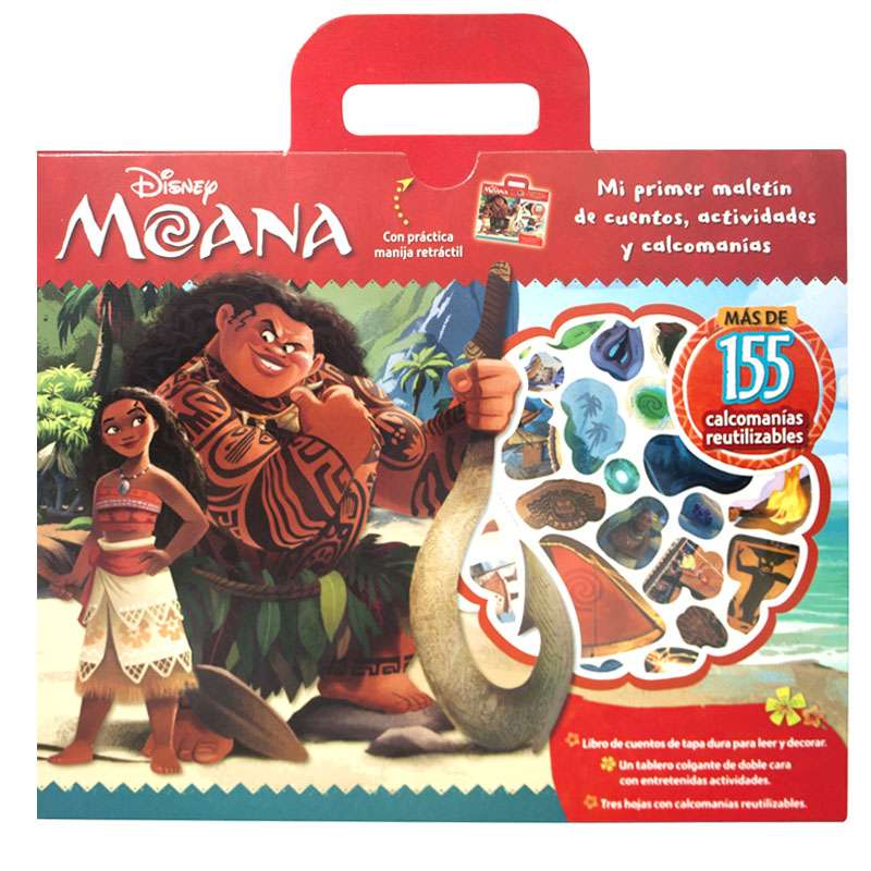 MOANA: MI PRIMER MALETÍN DE CUENTOS, ACTIVIDADES Y CALCOMANÍAS1