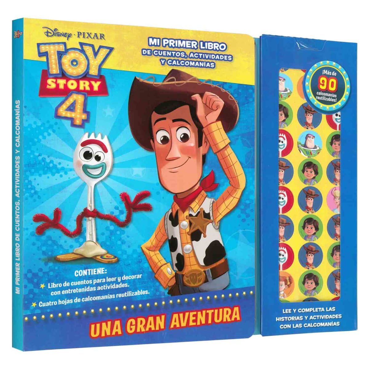 TOY STORY 4 UNA GRAN AVENTURA CALCOMANIAS1