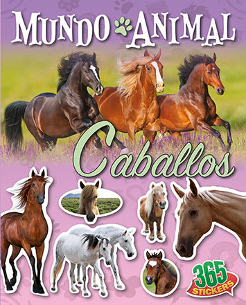 365 STICKERS MUNDO ANIMAL. CABALLOS1