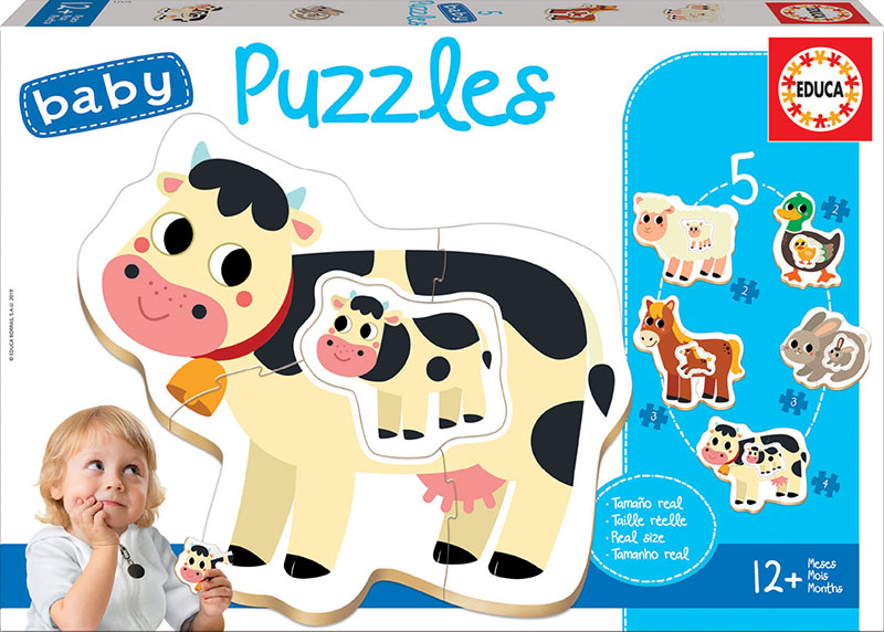 BABY PUZZLES ANIMALES DE LA GRANJA1