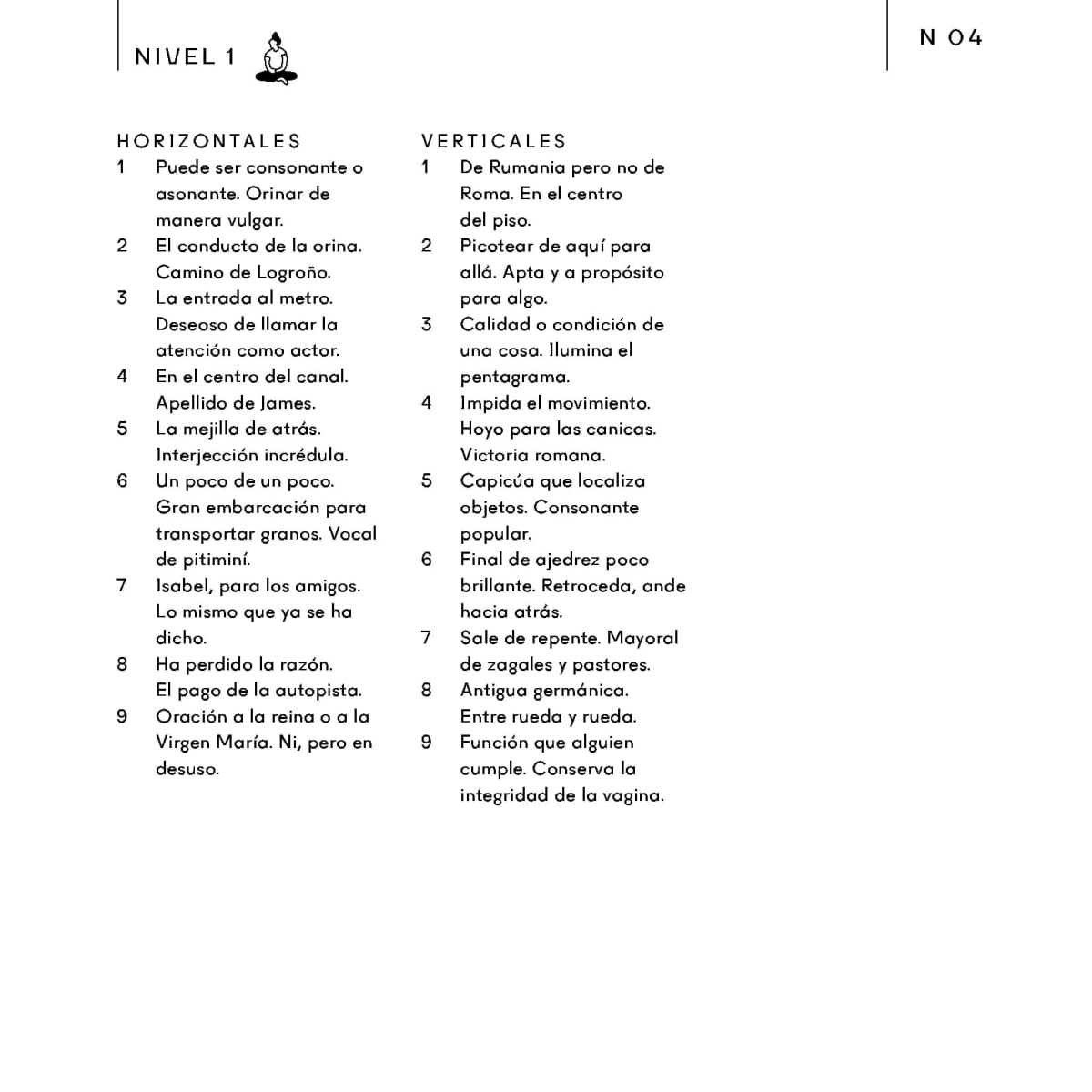CRUCIGRAMAS. EL JUEGO DE PALABRAS INTELIGENTES4