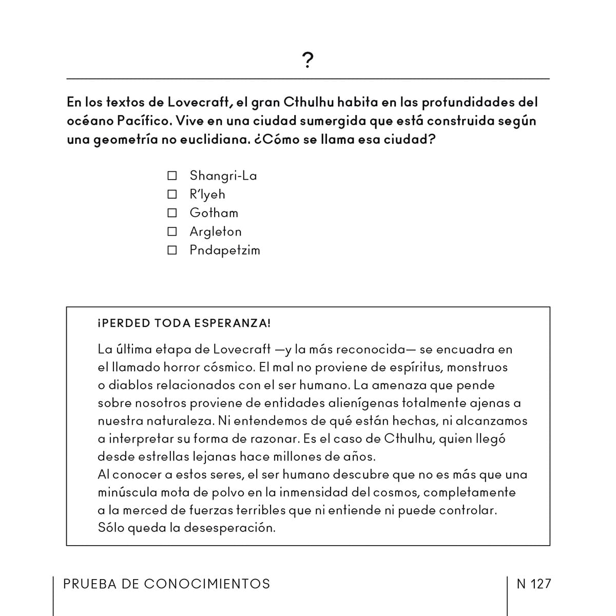 LOVECRAFT DESAFÍOS PARA ADENTRARSE EN EL RETORCIDO REINO DE CTHULHU2