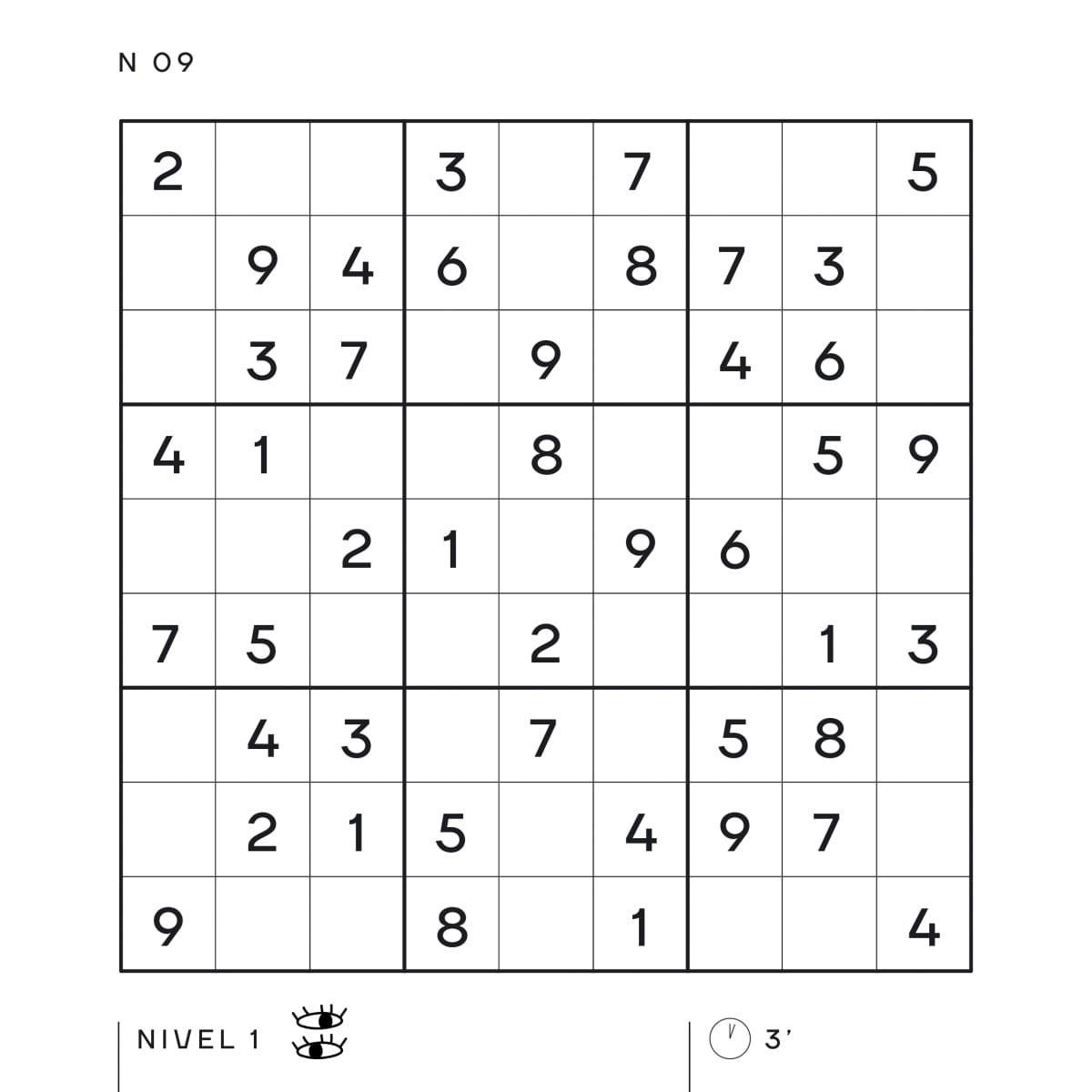 SUDOKUS PARA ADICTOS A LOS NÚMEROS4