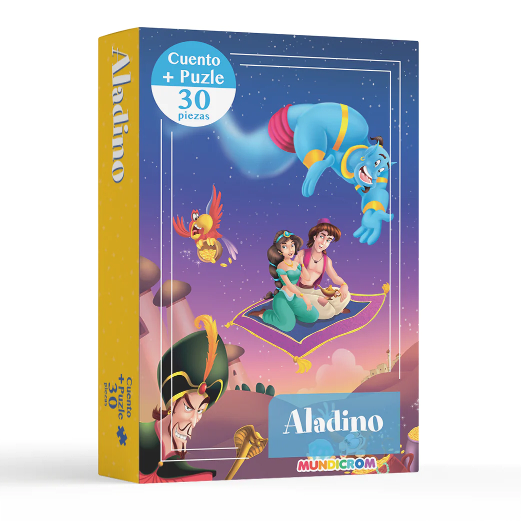 PUZLE ALADINO 30 PIEZAS + CUENTO1