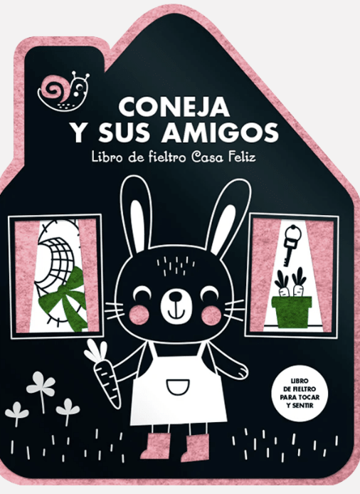 LIBRO DE FIELTRO CASA FELIZ - CONEJA Y SUS AMIGOS1
