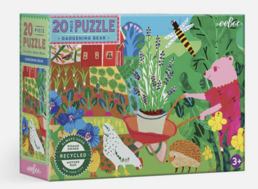 PUZZLE 20 PIEZAS - GARDENING BEAR