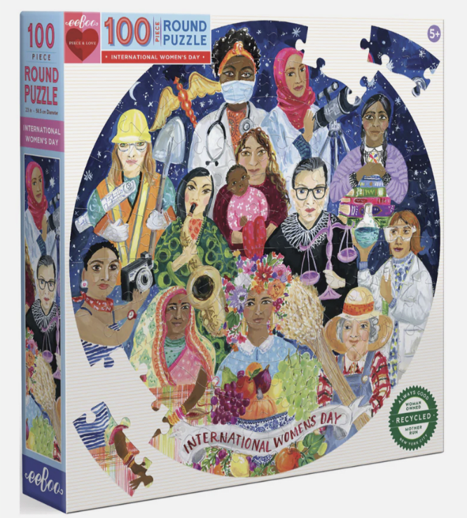 PUZZLE 500 PIEZAS - REDONDO DIA INTERNACIONAL DE LA MUJER1
