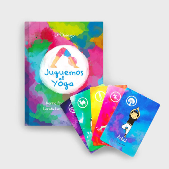 LIBRO JUGUEMOS AL YOGA + SET DE CARTAS1