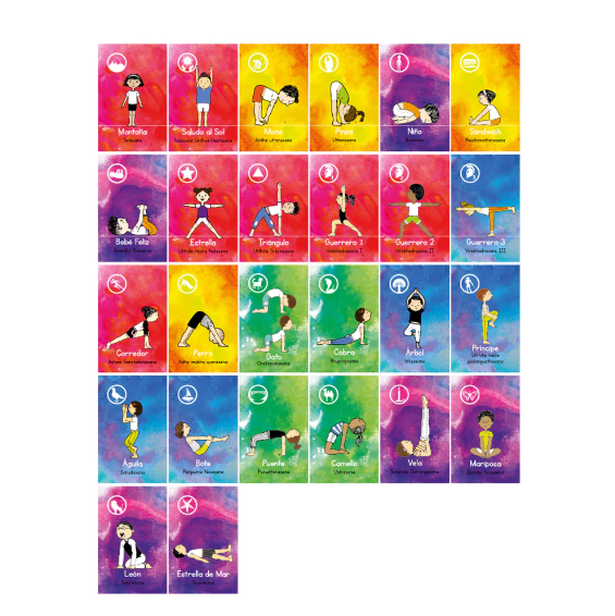 LIBRO JUGUEMOS AL YOGA + SET DE CARTAS4