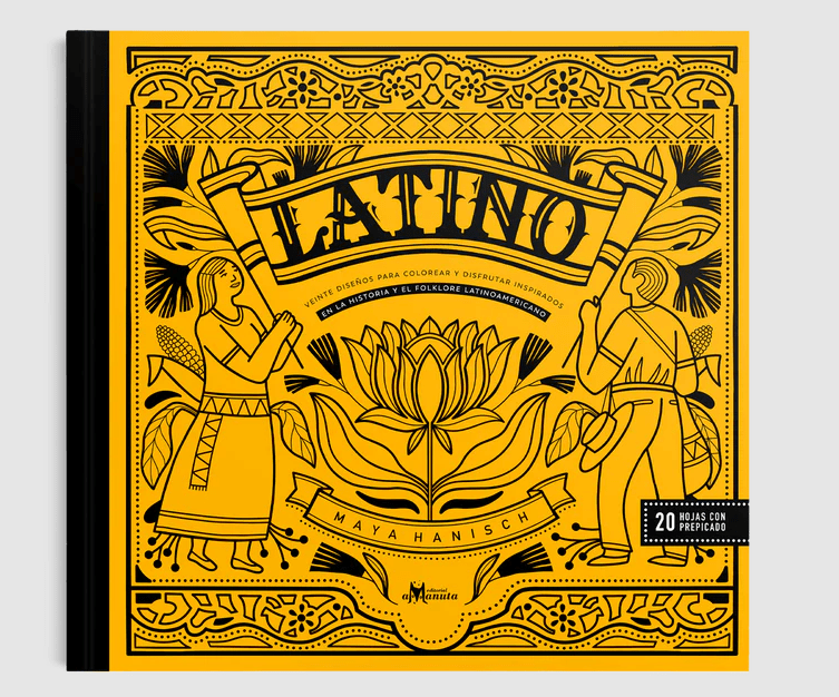 LATINO: VEINTE DISEÑOS PARA COLOREAR Y DISFRUTAR1