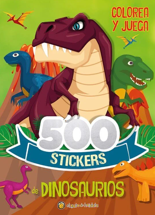 500 STICKERS DE DINOSAURIOS1
