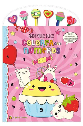 COLOREA CON NUMEROS: AMOR POR LOS DULCES1