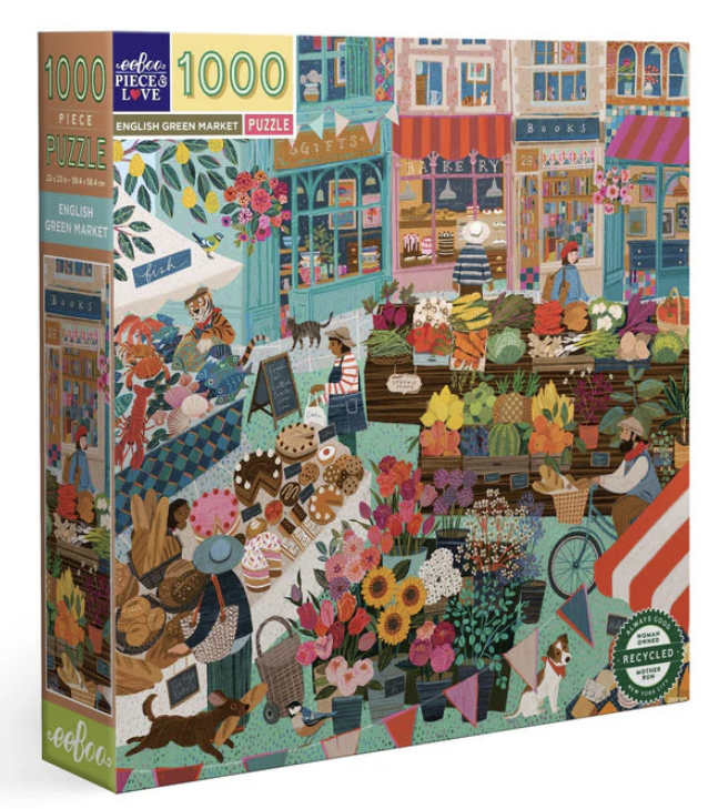 PUZZLE 1000 PIEZAS - ENGLISH GREEN MARKET1