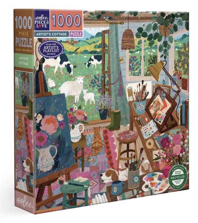 PUZZLE 1000 PIEZAS - ARTIST'S COTTAGE1