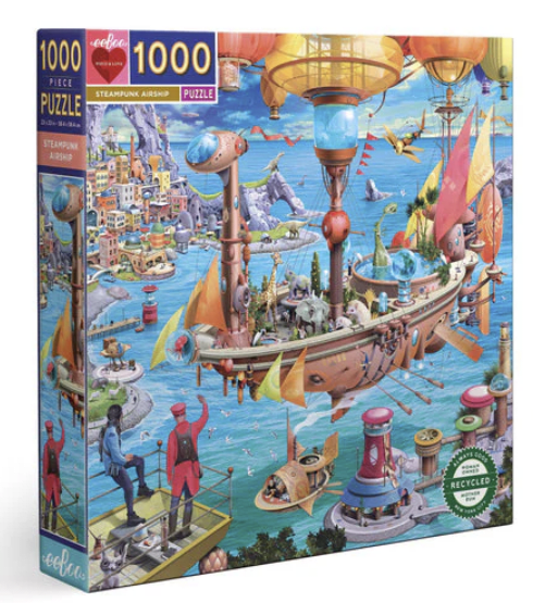PUZZLE 1000 PIEZAS - STEAMPUNK AIRSHIP1