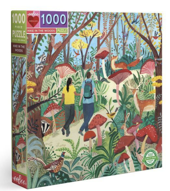 PUZZLE 1000 PIEZAS - TREKKING EN EL BOSQUE1