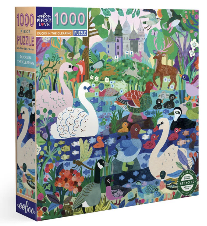 PUZZLE 1000 PIEZAS - DUCKS IN THE CLEARING1