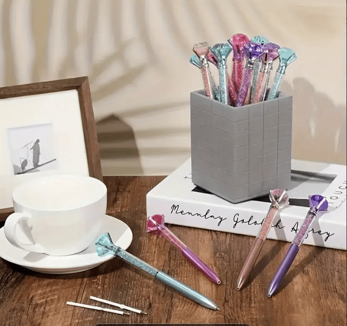 BOLIGRAFOS DE BOLA DE CRISTAL NEGRO2