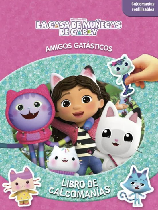 LA CASA DE MUÑECAS DE GABBY - LIBRO DE CALCOMANIAS