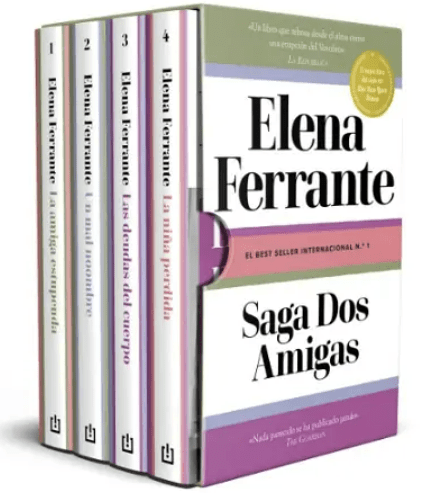 TETRALOGÍA LA AMIGA ESTUPENDA (ESTUCHE)
