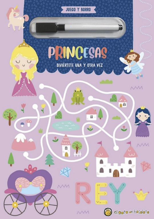 PRINCESAS - JUEGA Y BORRA1