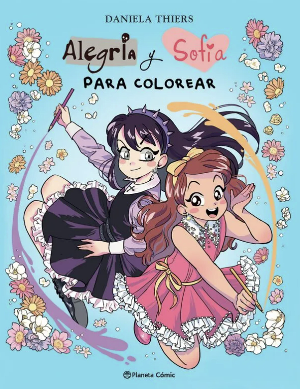 ALEGRIA Y SOFIA PARA COLOREAR