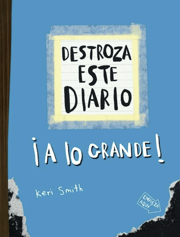DESTROZA ESTE DIARIO. A LO GRANDE - AZUL FLUOR1