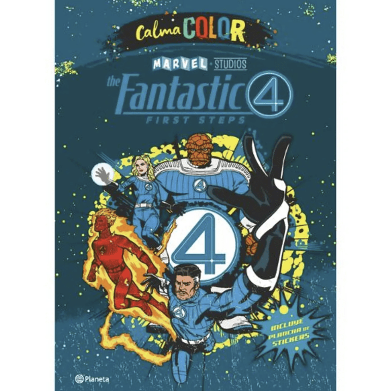 CALMA COLOR. LOS 4 FANTASTICOS. PRIMEROS PASOS1