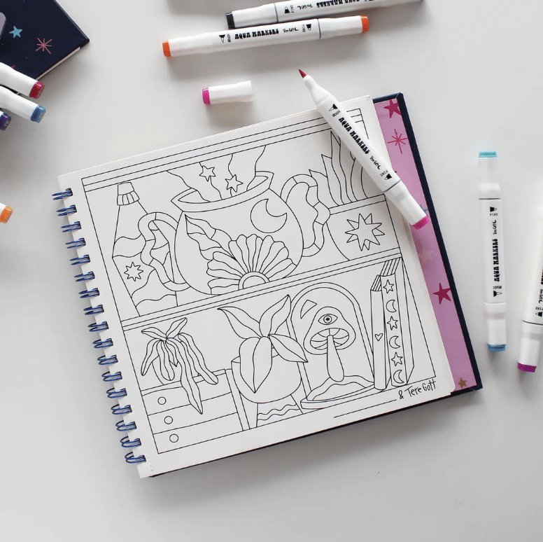 LIBRO PARA COLOREAR COSMIC3