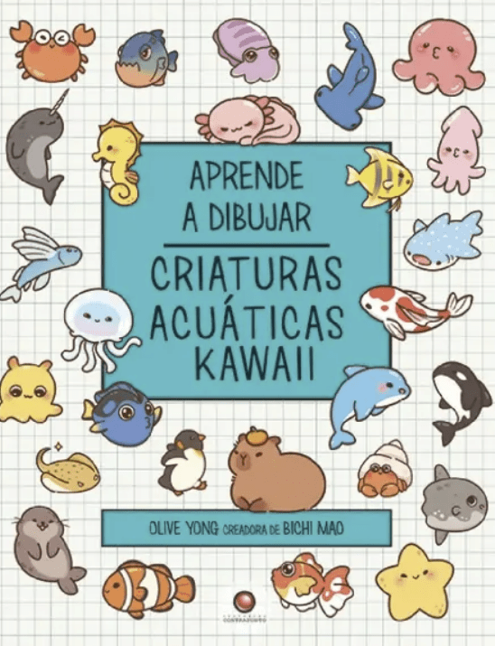 APRENDE A DIBUJAR CRIATURAS ACUATICAS KAWAII1