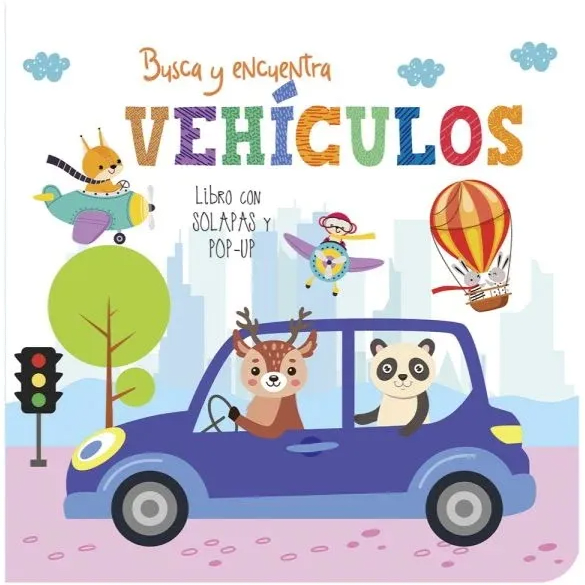 BUSCA Y ENCUENTRA VEHICULOS LIBRO CON SOLAPAS Y POP UP1
