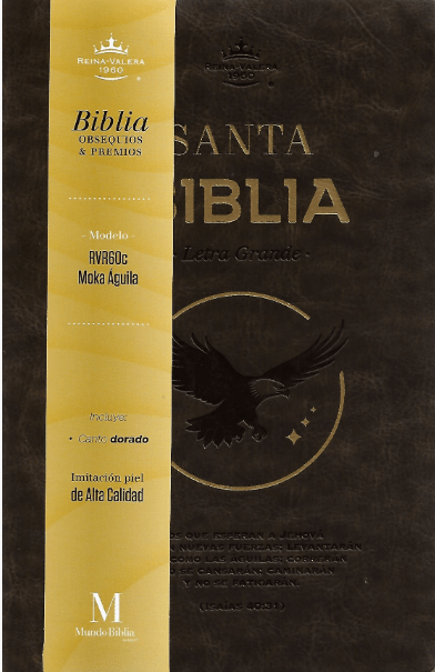 BIBLIA RVR1960 LETRA GRANDE - ÁGUILA (TAPA IMITACIÓN PIEL)1