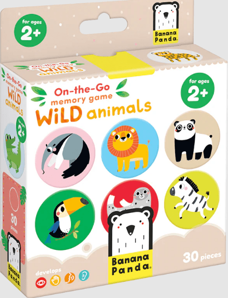 JUEGOS DE MEMORIA. ON-THE-GO WILD ANIMALS (15 PARES)1