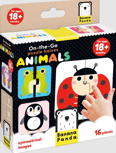 PUZZLE. ON-THE-GO HALVES ANIMALS (16 PIEZAS, 8 PUZZLES)1