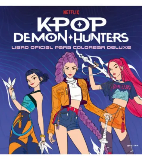KPOP DEMON HUNTERS. LIBRO PARA COLOREAR