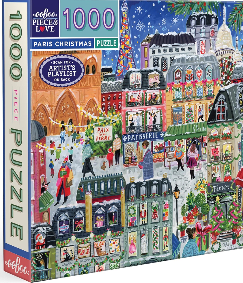 PUZZLE 1000 PIEZAS PARIS CHRISTMAS1